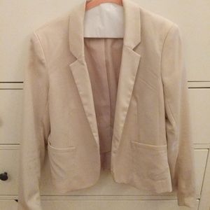 Divided Cream Blazer